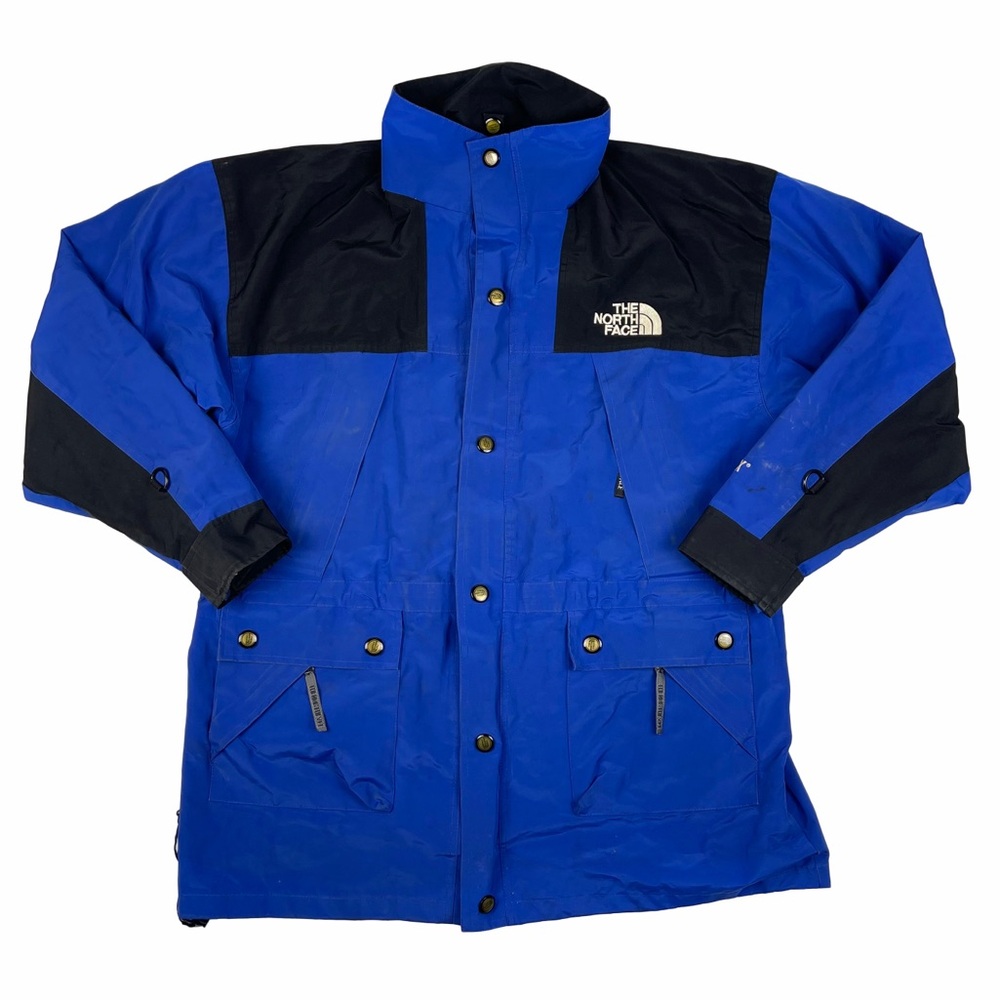 Vintage The North Face Gore-Tex Windstopper Mountain Jacket Ski Fleece L Blue